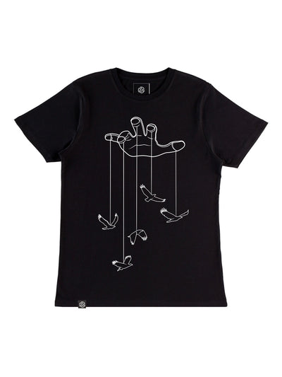 Tomoto Puppeteer T-shirt #colour_black