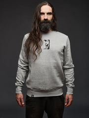 TOMOTO Skate Sweatshirt #colour_melange-grey