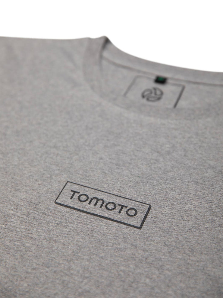 TOMOTO Logo Grey T-shirt 
