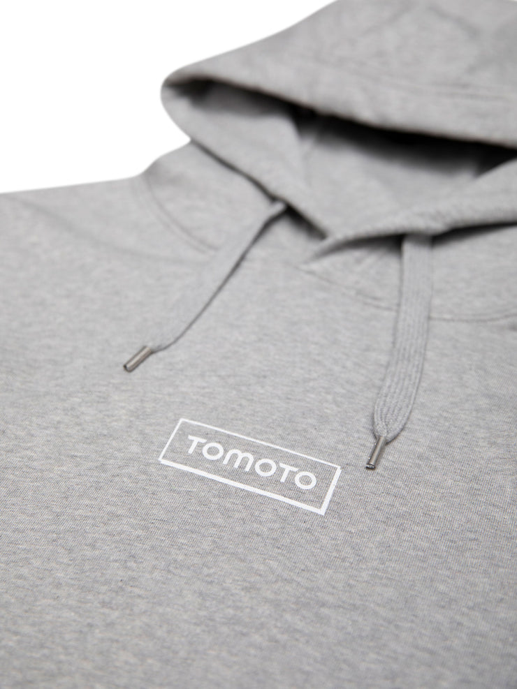 TOMOTO Logo Grey Hoodie - TOMOTO 