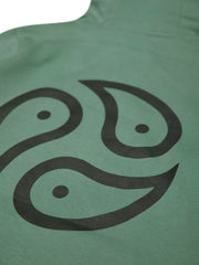 TOMOTO Logo Green Hoodie - TOMOTO #colour_sage-green