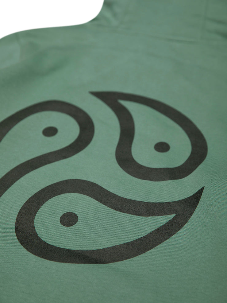 TOMOTO Logo Green Hoodie - TOMOTO 