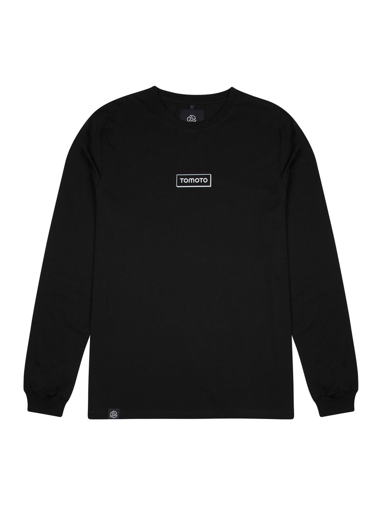 Tomoto Black Long Sleeve Tee - TOMOTO #colour_black