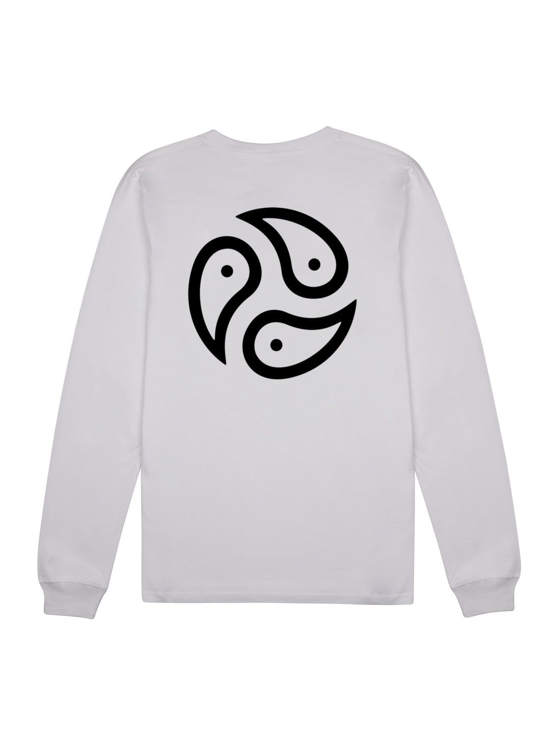 Tomoto White Long Sleeve Tee - TOMOTO #colour_white