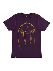 Walrus T-Shirt - TOMOTO #colour_plum