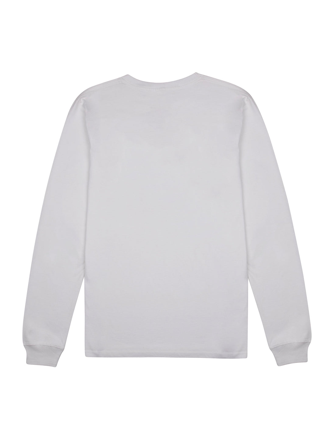 Skate White Long Sleeve Tee - TOMOTO #colour_white