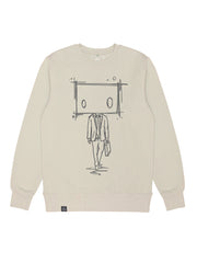 Boxman Organic Cotton Sweatshirt - TOMOTO #colour_cream