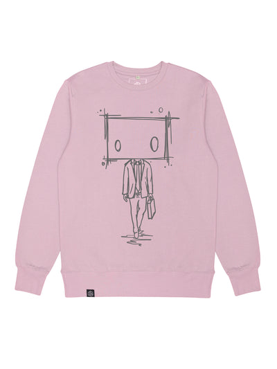 Boxman Organic Cotton Sweatshirt - TOMOTO #colour_dusty-pink