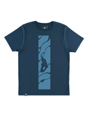 TOMOTO Koi T-shirt #colour_denim-blue