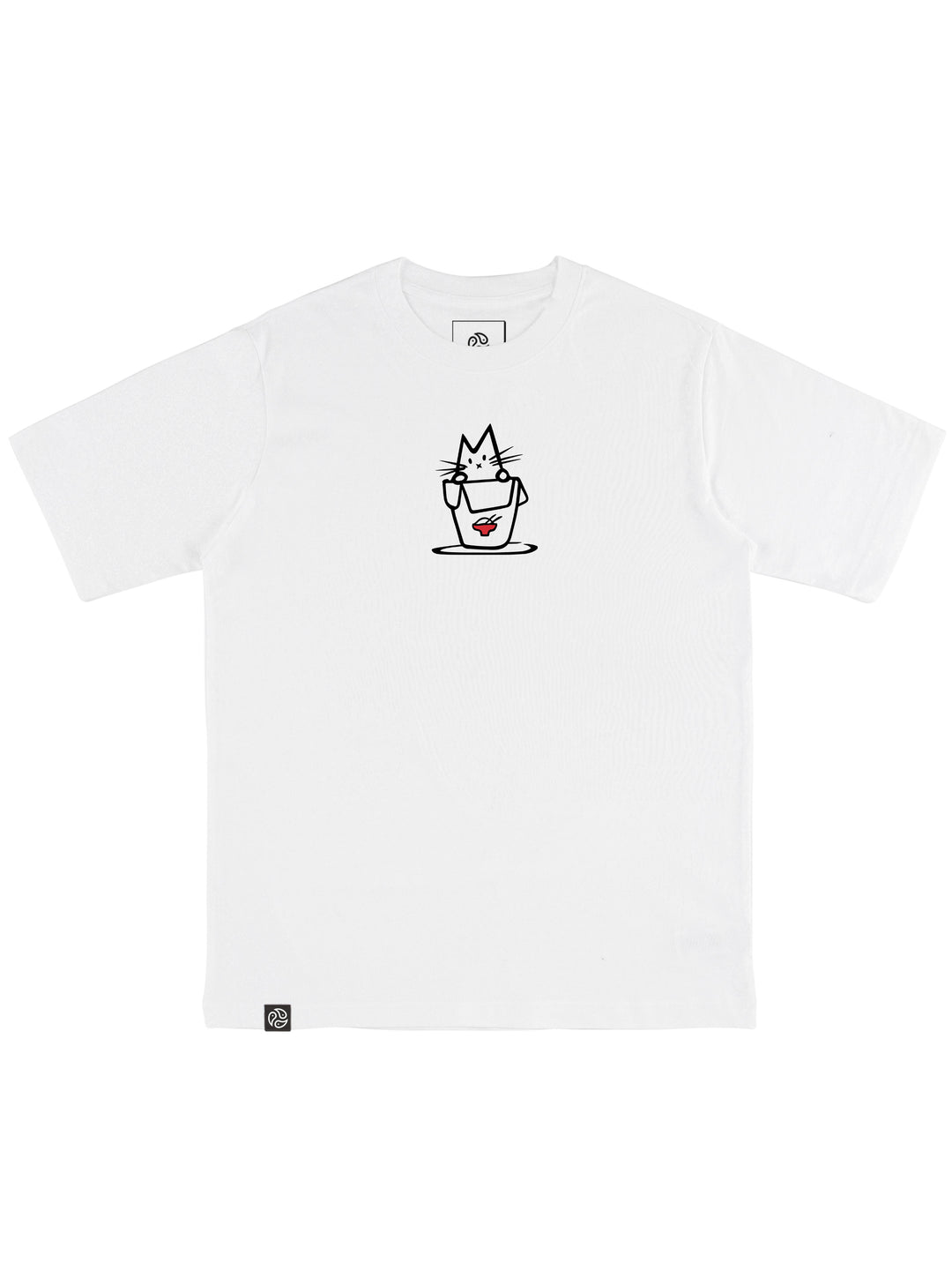 Noodle Cat Oversized Tee - TOMOTO