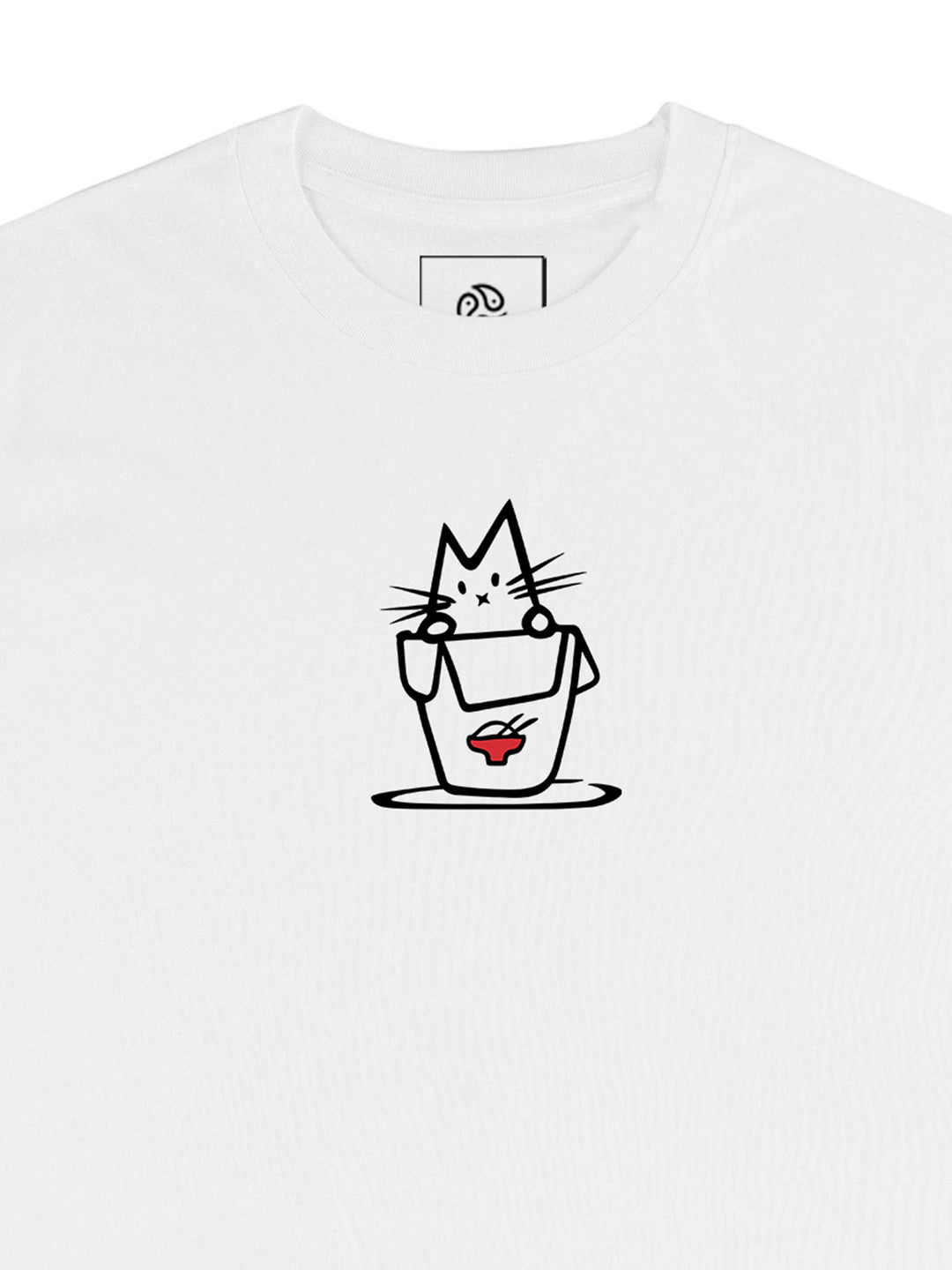 Noodle Cat Oversized Tee - TOMOTO