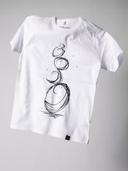 Pebbles T-Shirt - TOMOTO #colour_white