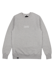 Tomoto Melange Grey Sweatshirt - TOMOTO #colour_melange-grey