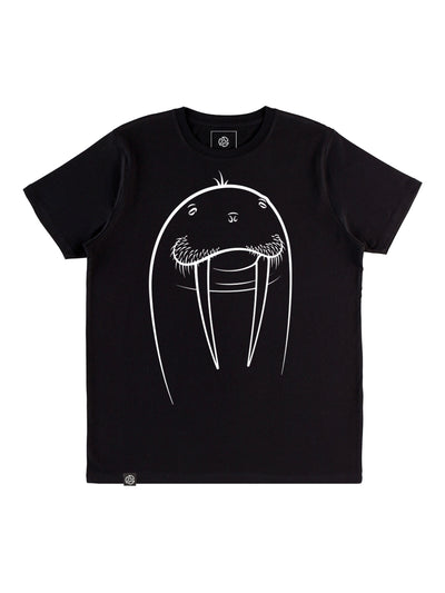 TOMOTO Walrus T-shirt #colour_black