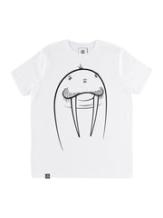 TOMOTO Walrus T-shirt #colour_white